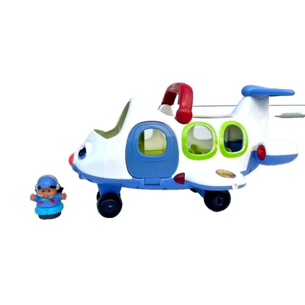 Fisher Price Little People Airplane & Figure, Lights & Sounds Preschool Toy 2005